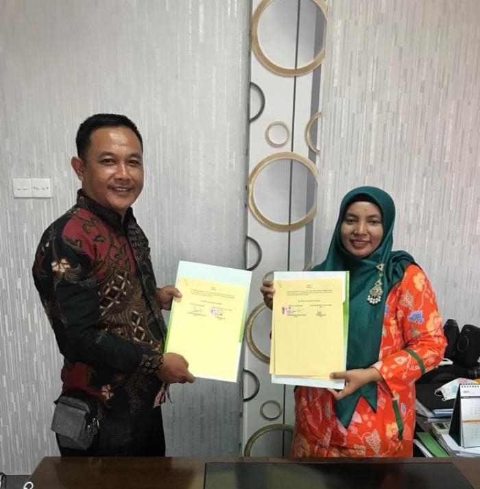 STIE Syariah Bengkalis Teken MoU Bersama SMUN 1 Bukit Batu