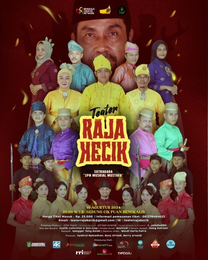 Teater Raja Kecik Suguhan Mahakarya Seniman Bengkalis Sempena HUT Bengkalis Ke 512