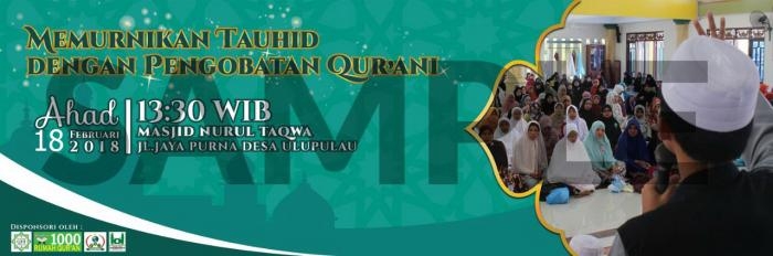 QHI Gelar Kajian Tauhid dan Ruqiyah Massal di Bantan