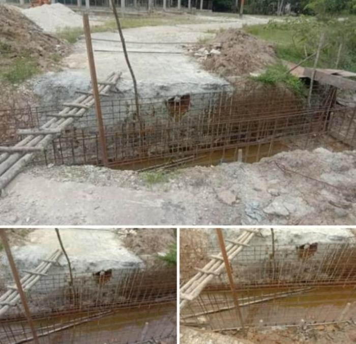 Proyek Duiker Tahun 2020 Desa Sungai Nibung Tak Selesai 