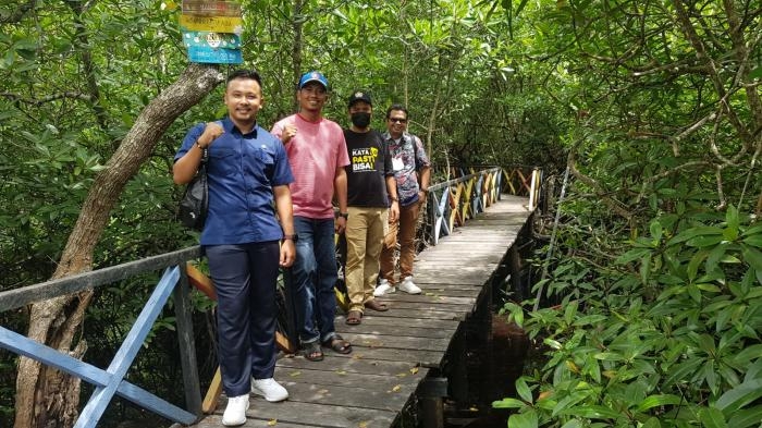 Ketua Karang Taruna Kab. Bengkalis Kunjungi Lokasi Event Festival Sungai Bukit Batu