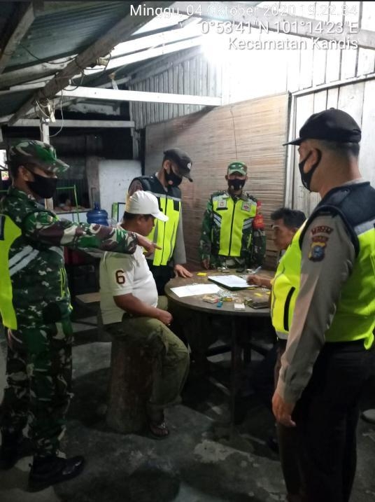 Operasi Bantuan Kemanusiaan Koramil 11/Pwk Kandis Kodim 0303/Bengkalis, Berjalan Tertib dan Aman