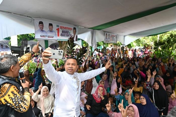 Kampanye di Rumbai Barat, Abdul Wahid Komitmen Prioritas Kesejahteraan Petani 