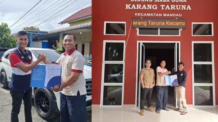 Polbeng Terapkan Running Text Untuk Peningkatan Kegiatan Karang Taruna di Mandau
