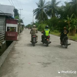 Babinsa Koramil 08/Merbau, cegah Covid - 19 melalui sosialisasi Gakplin.