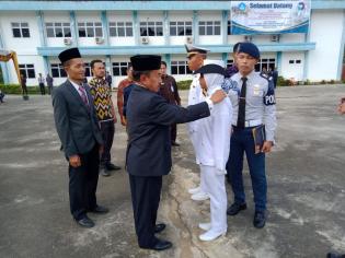 Bupati Bengkalis Lantik 48 Taruna dan Taruni Jurusan Kemaritiman Polbeng