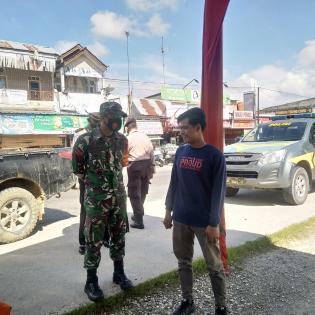 Serda Happy Setiawan Kembali Terapkan Aturan Prokes Dalam Operasi Yustisi di Jalan Lintas