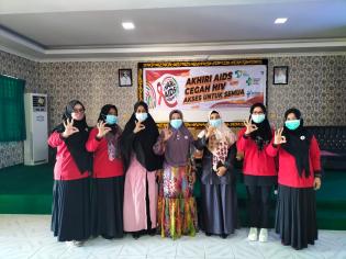 STIE Syariah Bersama UPT Puskesmas Bengkalis Taja Sosialisasi Bahaya Virus HIV/AIDS 